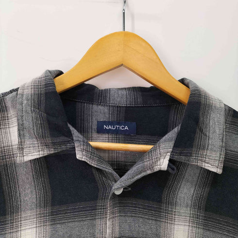 ノーティカ NAUTICA Washed Ombre Check Shirts オンブレ メンズ JPN:XL